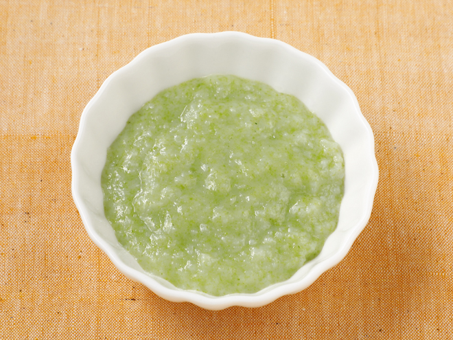 ほうれん草(cǎo)と小(xiǎo)松菜のおかゆ