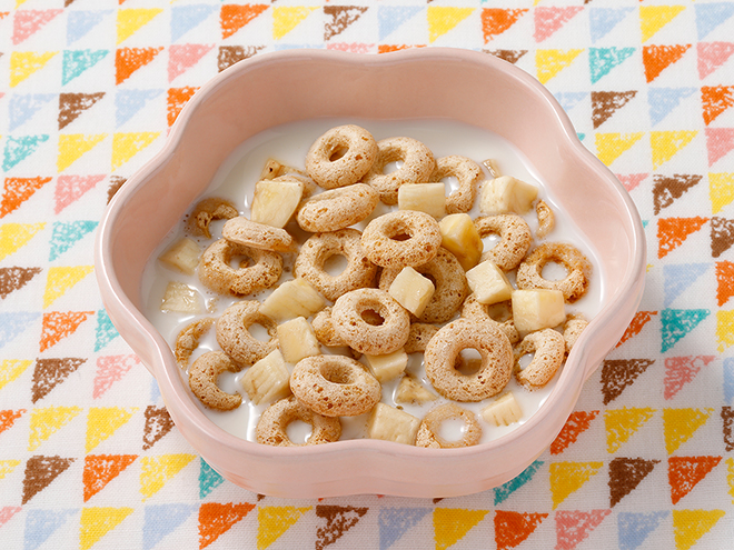 バナナミルクシリアル