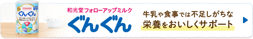 和光堂フォローアップミルクぐんぐん&reg; 満9か月頃から3歳頃までの栄養補給に適したフォローアップミルク